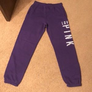 VS PINK cotton sweatpants